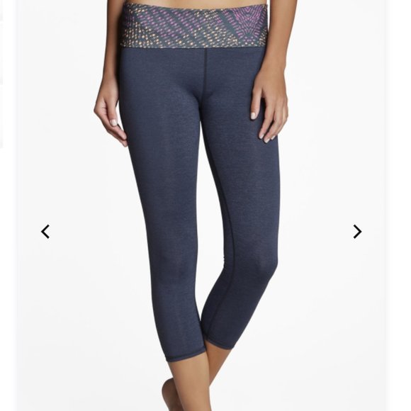 Fabletics Pants - Fabletics Salar Printed PowerHold Capri Fractal